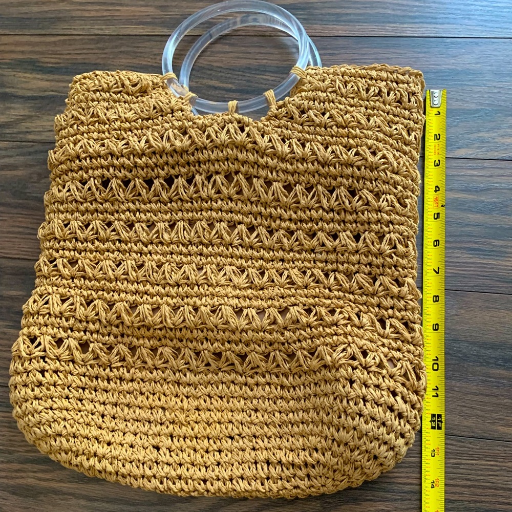 PURSE / TOTE.    STRAW-JUTE